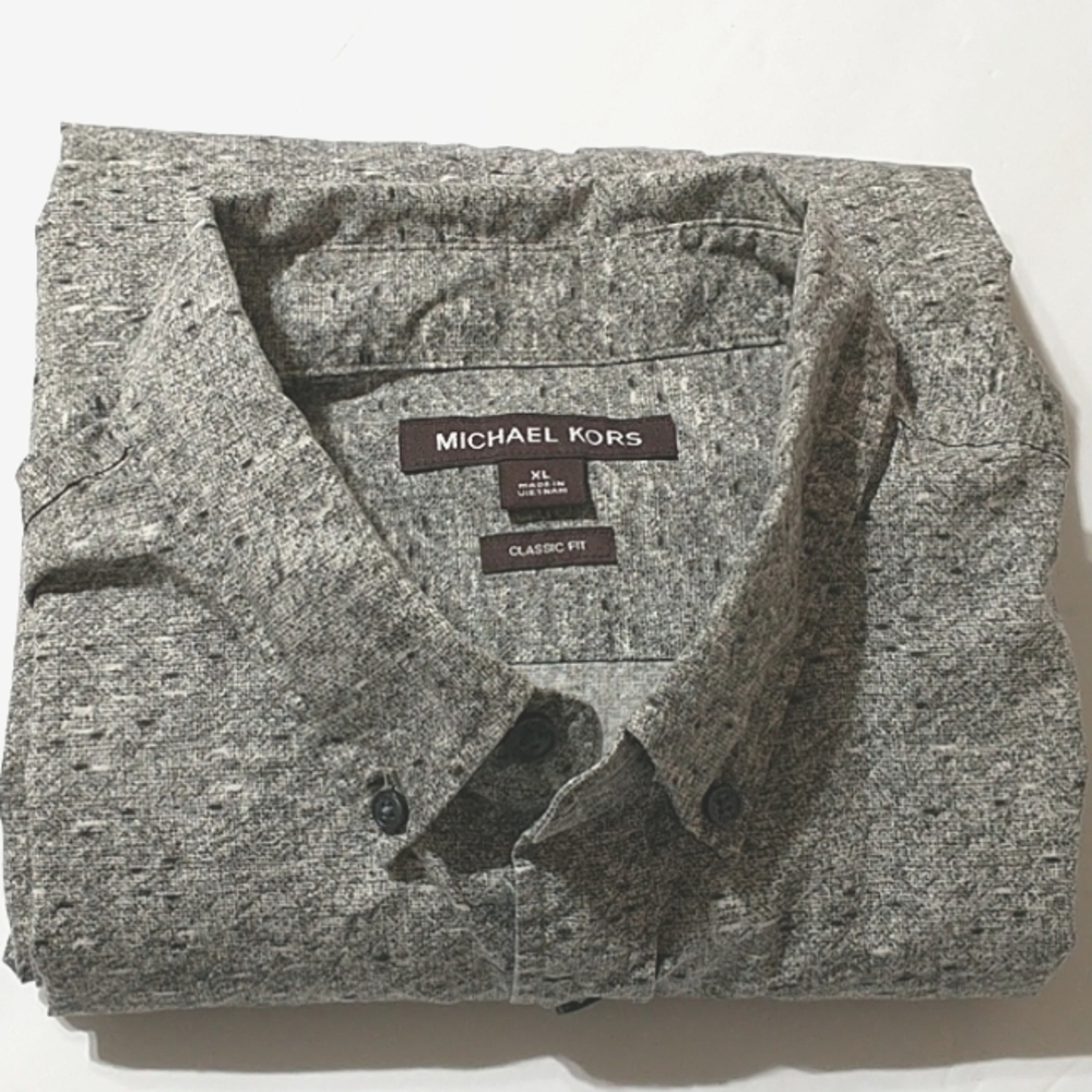 Michael Kors Classic Fit Long Sleeve Dress Shirt